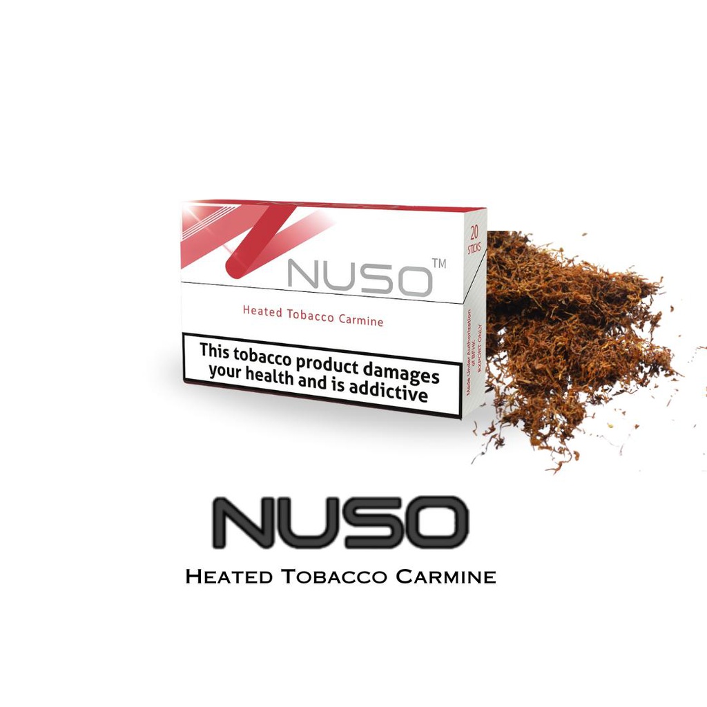 NUSO CARMINE HEATED 20STICKS