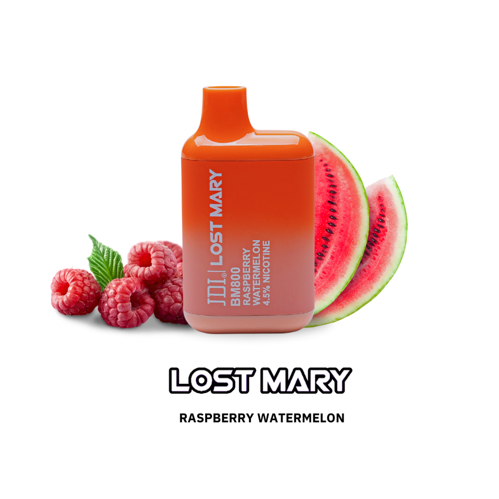 JDI LOST MARY BM-800PUFF-45MG-RASPBERRY WATERMELON