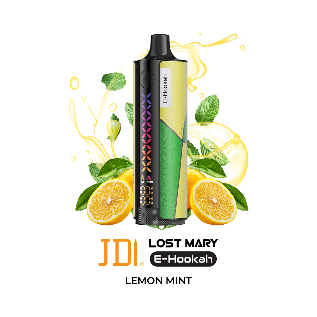 JDI LOST MARY E HOOKAH-30000PUFF-6MG-LEMON MINT