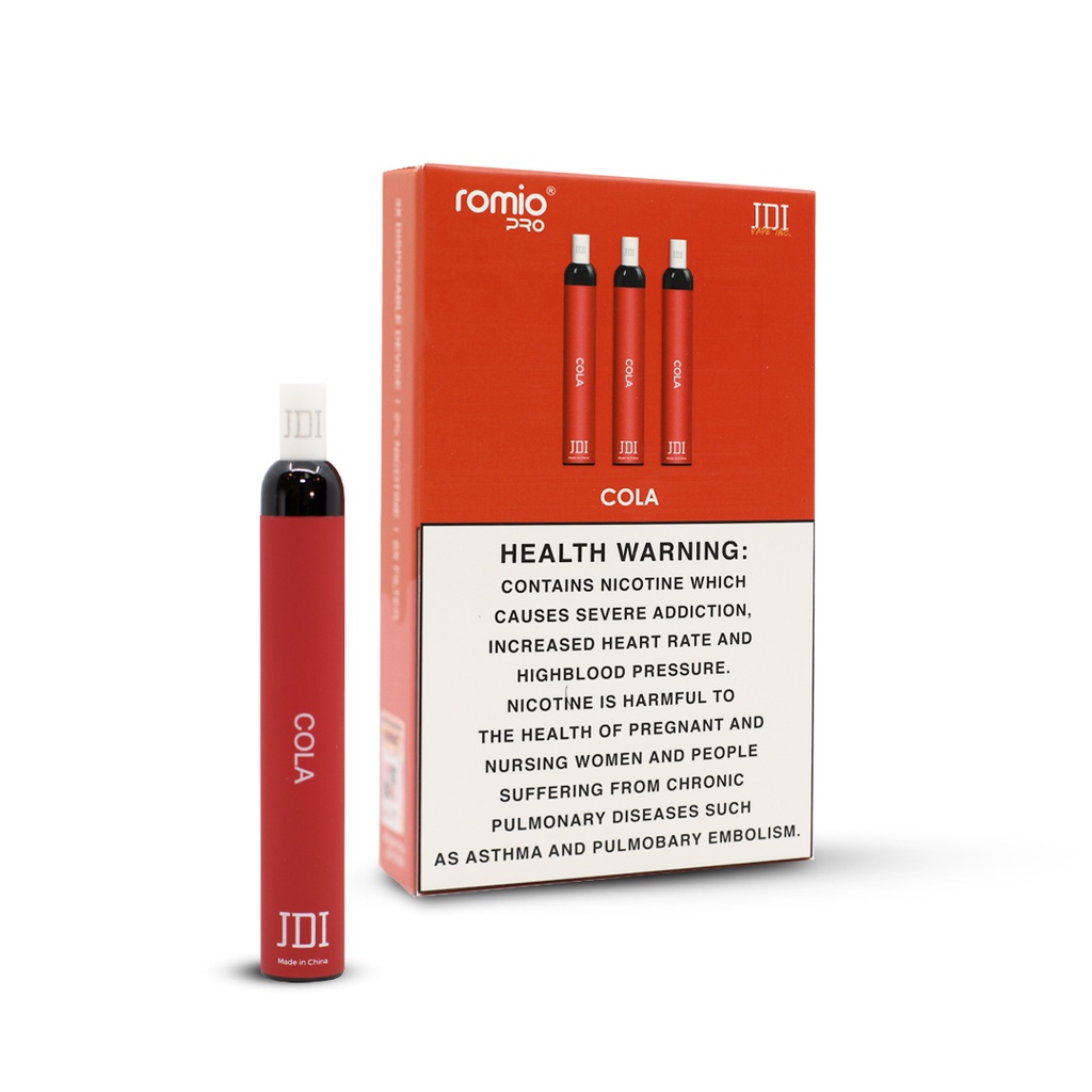 JDI ROMIO PRO-500PUFF-20MG-COLA