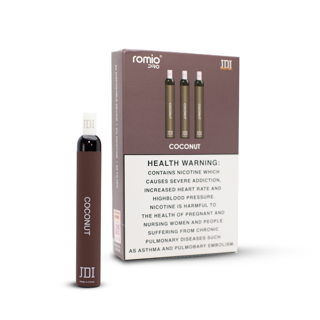 JDI ROMIO PRO-500PUFF-20MG-COCONUT