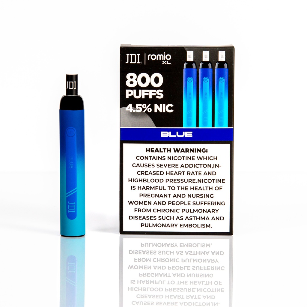 JDI ROMIO XL 800PUFF 4.5%NIC - BLUE