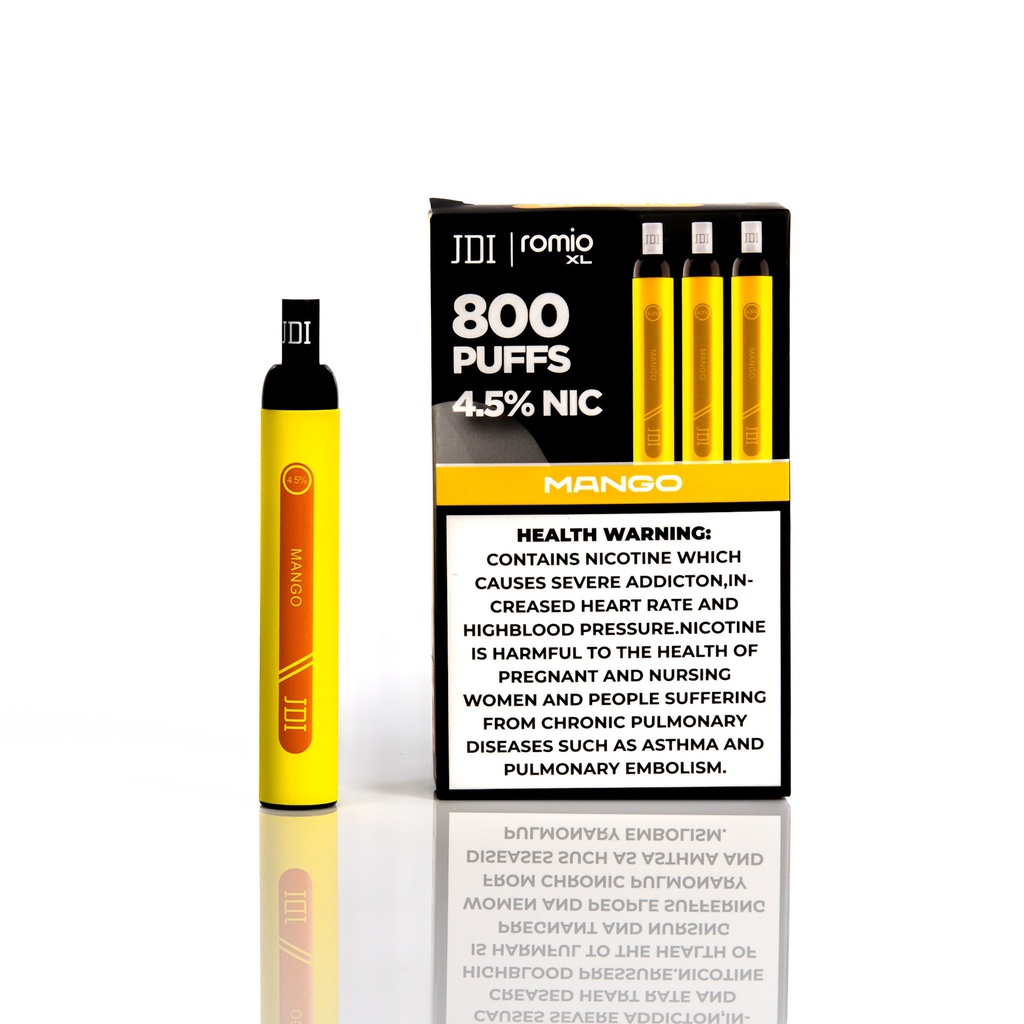 JDI ROMIO XL 800PUFF 4.5%NIC - MANGO