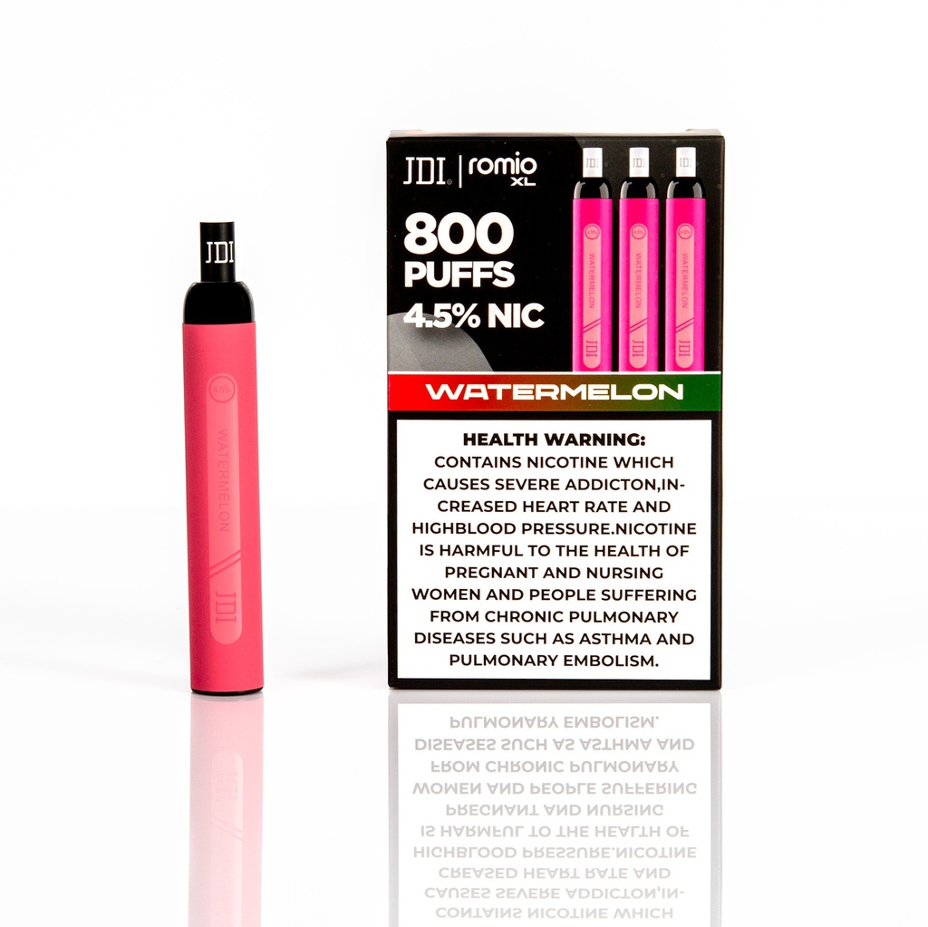 JDI ROMIO XL 800PUFF 4.5%NIC - WATERMELON