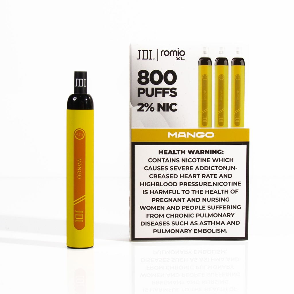 JDI ROMIO XL 800PUFF 2.0%NIC - MANGO