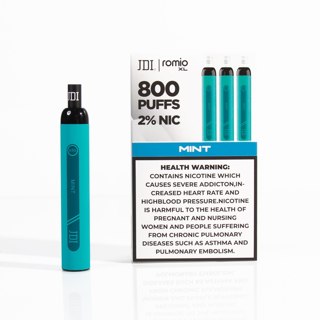 JDI ROMIO XL 800PUFF 2.0%NIC - MINT