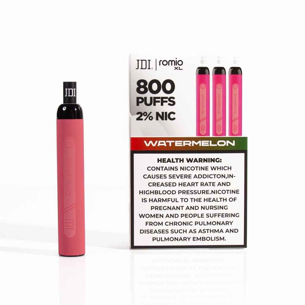 JDI ROMIO XL 800PUFF 2.0%NIC - WATERMELON