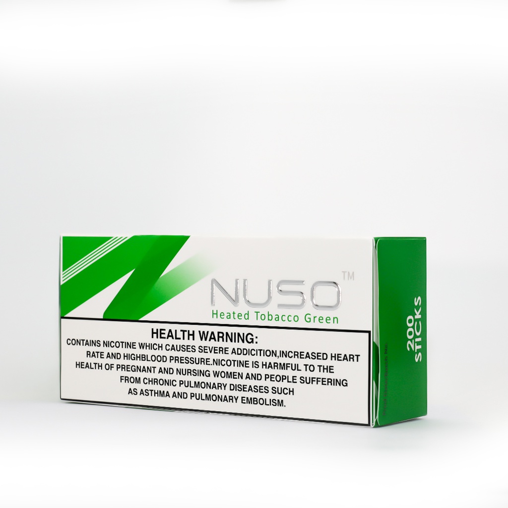 NUSO GREEN HEATED 20STICKS